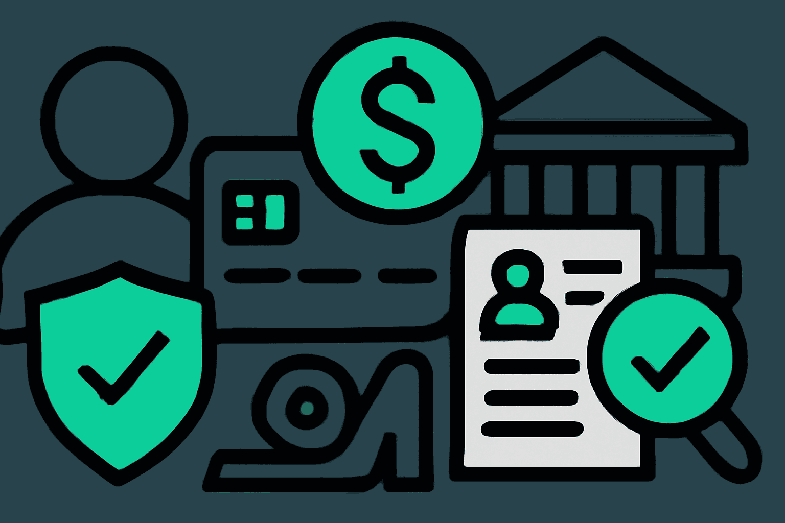 Visual depiction of compliance in contractor payments.